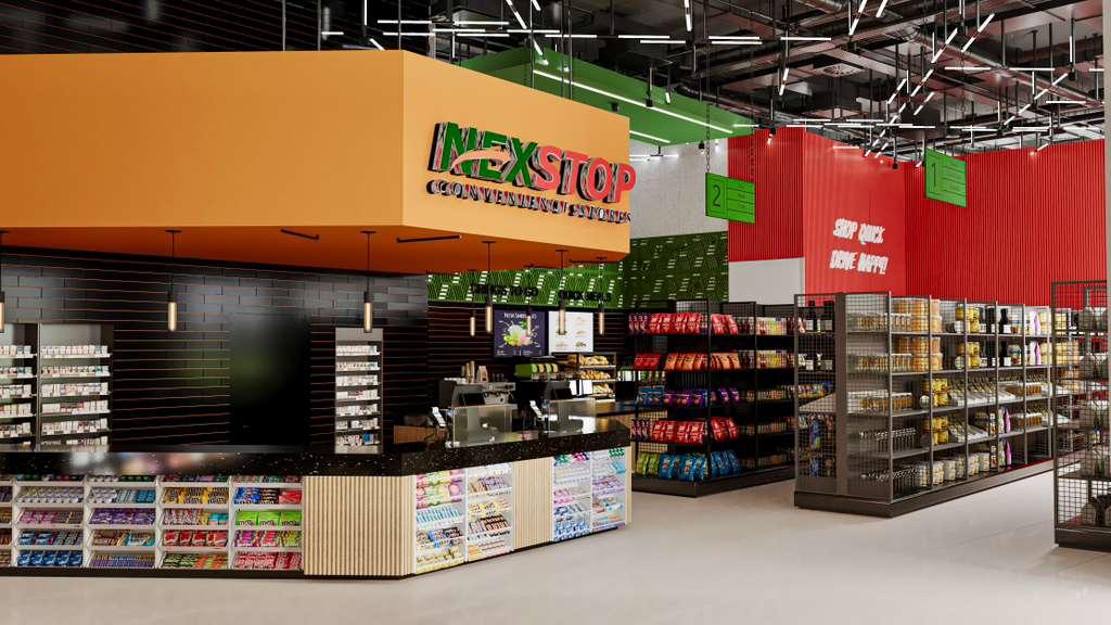 NEXSTOP Gas Station Convenience Store  - HKDESIGNSCO interior design project