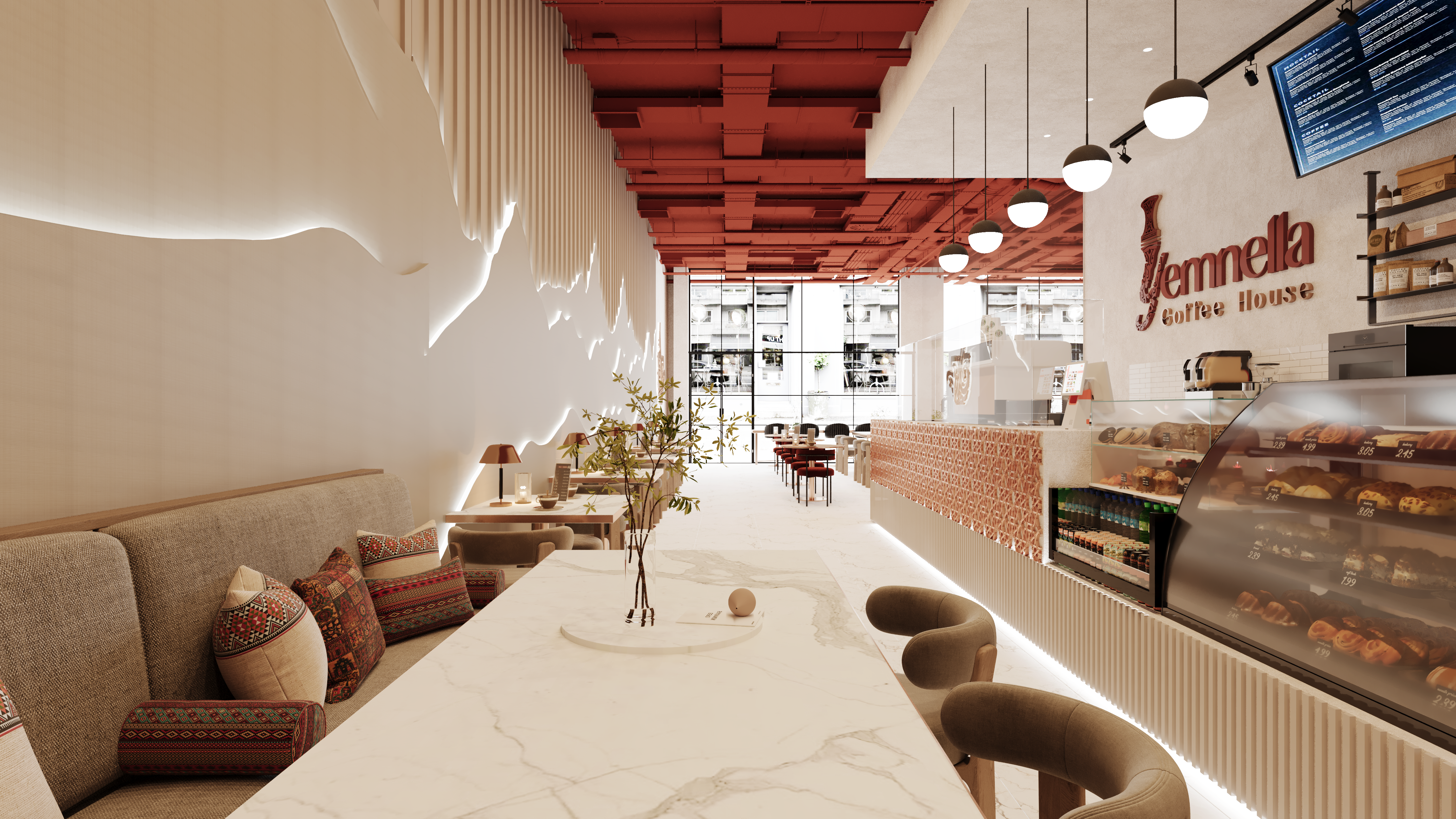 Yemnella Coffee Co. - HKDESIGNSCO interior design project